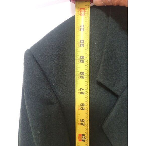 VITO RUFOLO Green Wool / CASHMERE Men's Blazer Notch Lapel & Button Closure SZ 4 - Picture 14 of 16